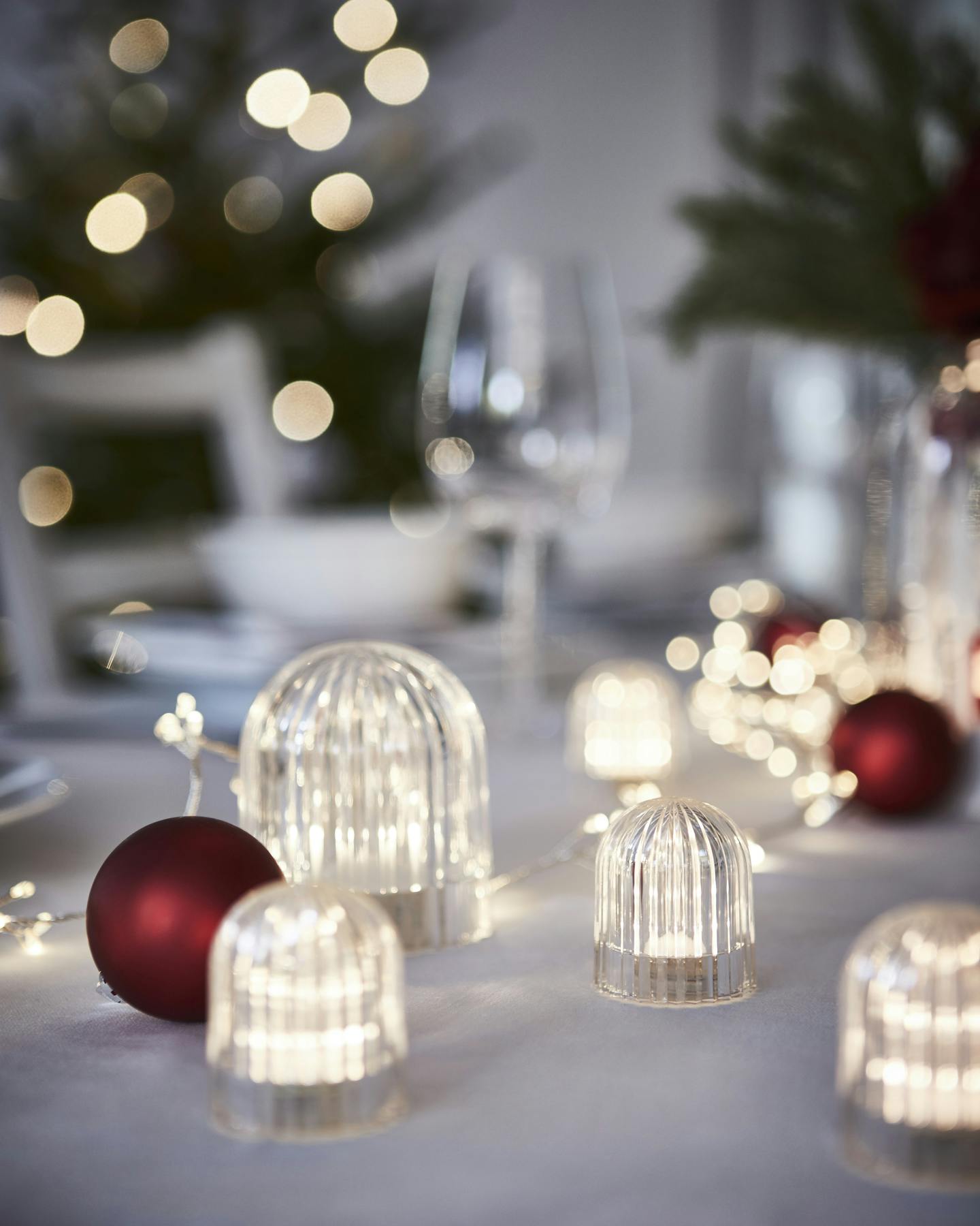 Alternativ til stearinlysene julekos med stearinlys ikea